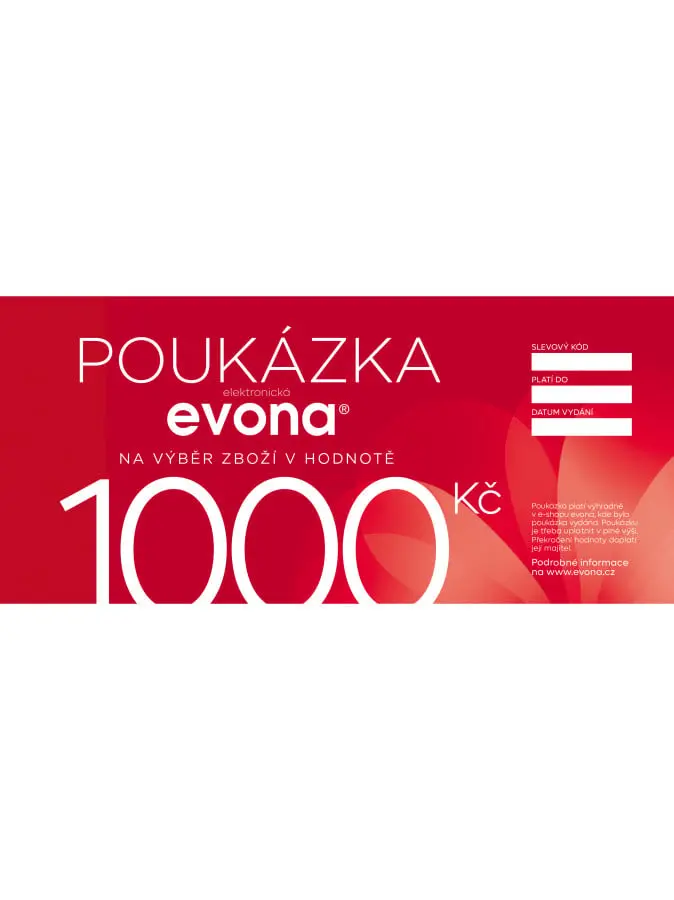 EVONA a.s. Elektronická dárková poukázka 1000 - POUKÁZKA 1000 EL.