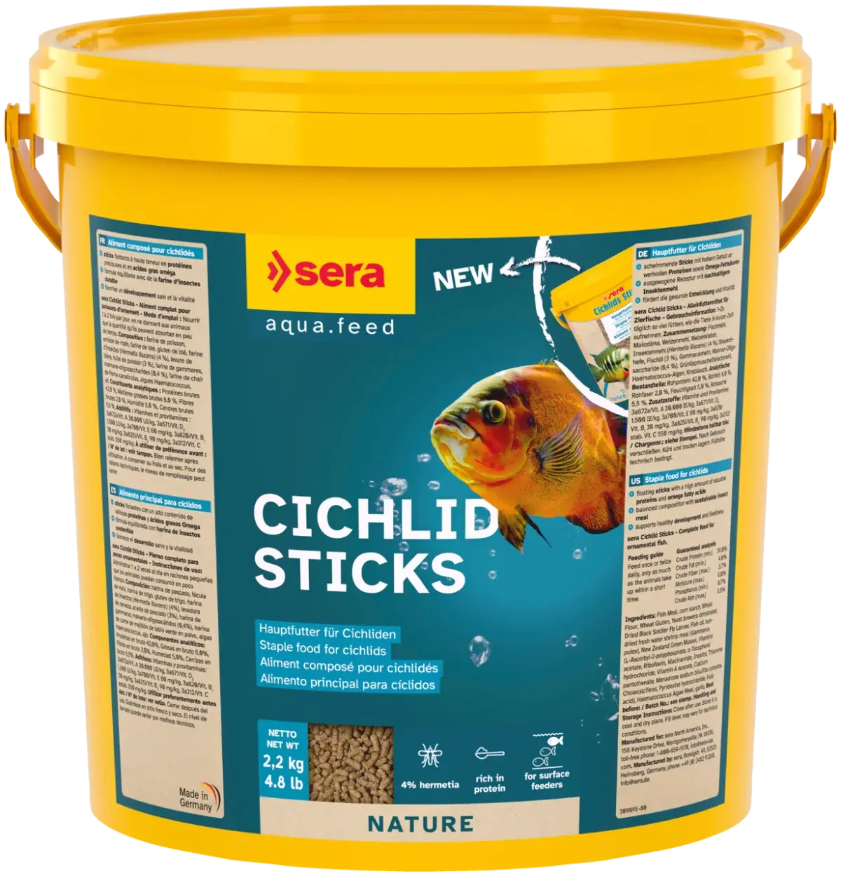 sera Cichlid Sticks 10 l