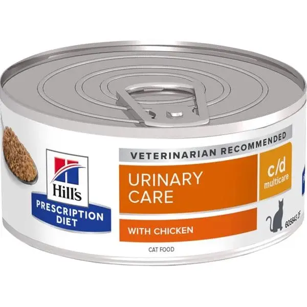 Hill's Precription Diet Hill's Prescription Diet Feline c/d Multicare hrubě mletá konzerva 156 g