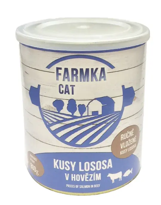 Falco FARMKA CAT s lososem 800g