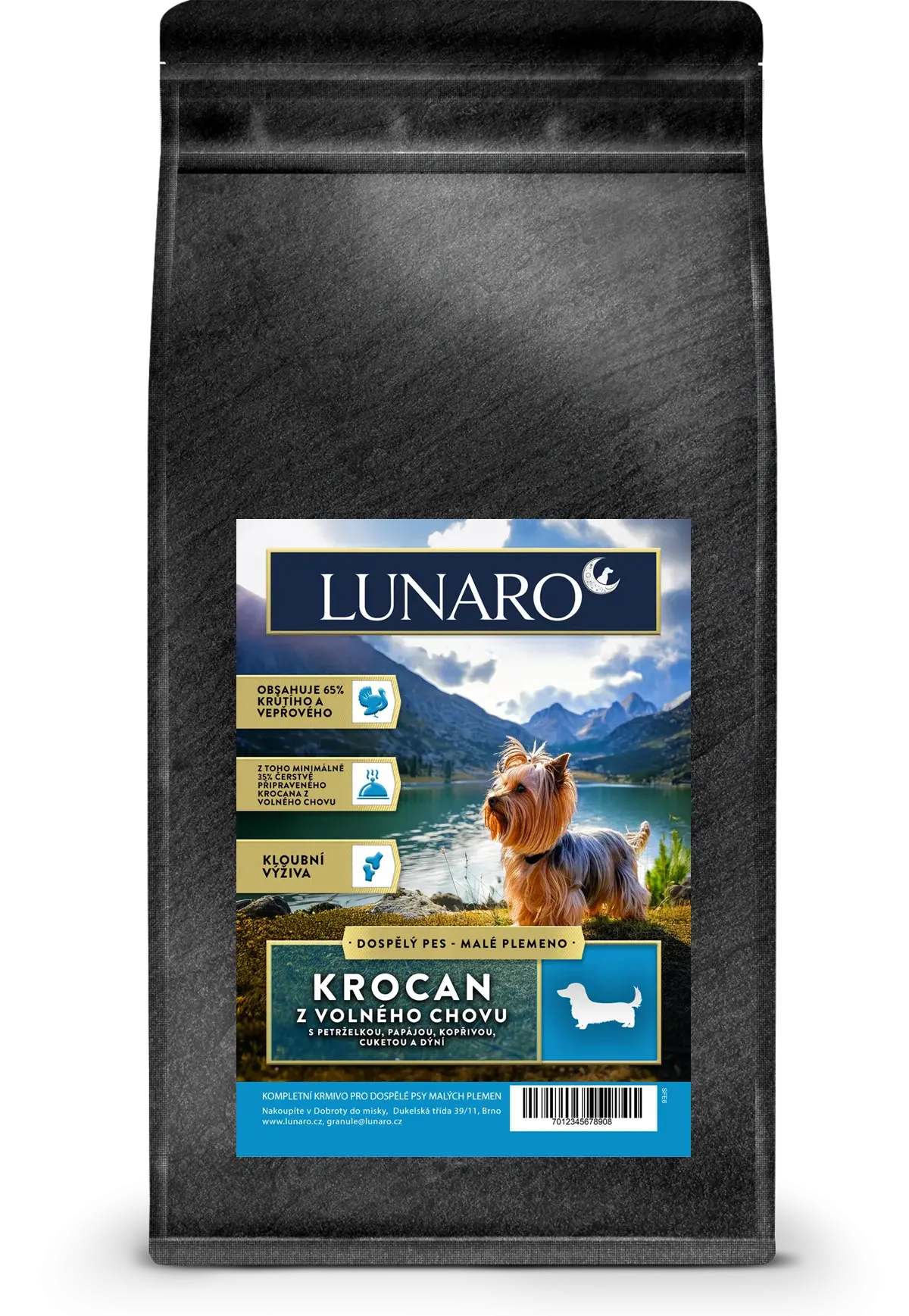 Lunaro Golden Gobbler Senior/Light small breed 2kg - Krocan s batáty