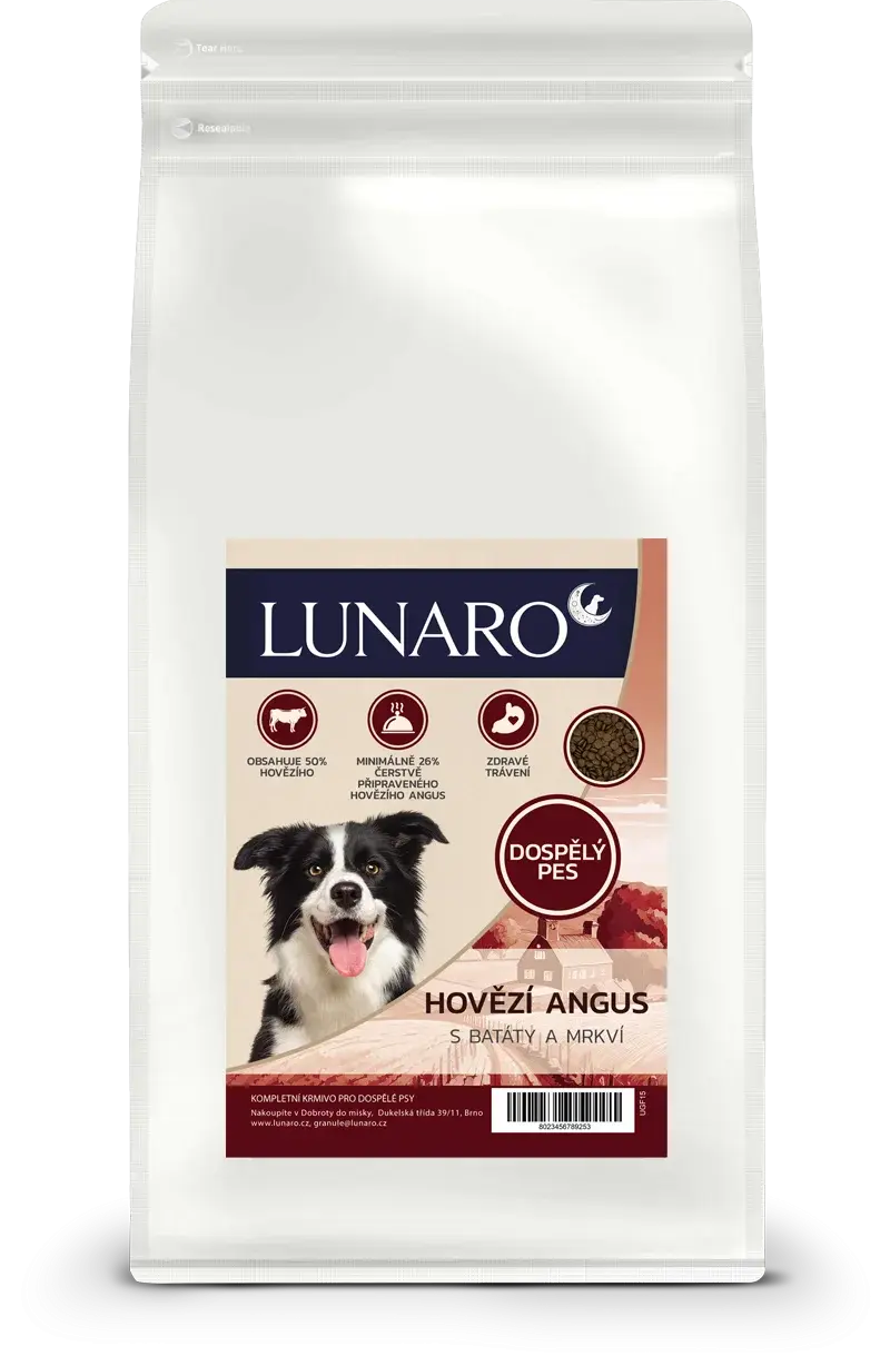 Lunaro Ebon Grace Adult 2kg - hovězí Angus s batáty
