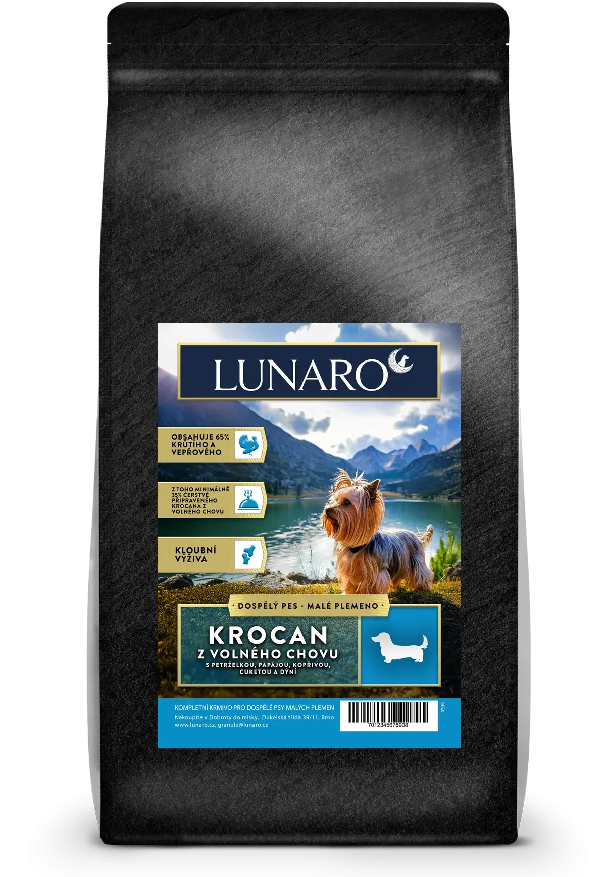 Lunaro Golden Gobbler Senior/Light small breed 12kg - Krocan s batáty