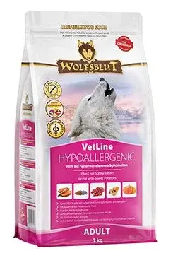 Wolfsblut VetLine Hypoallergenic 2kg - kůň s batáty