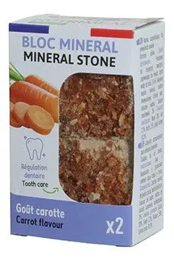Zolux S.A.S. Minerální kámen NUTRIMEAL hlodavci mrkev 2x100g Zolux