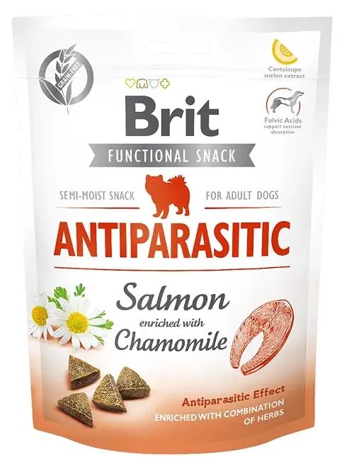 Brit Care Dog Functional Snack Antiparasitic Salmon 150g