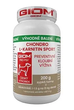 ZWILLING s.r.o. Giom Giom S pes Chondro L-karnitin SPORT 200g plv
