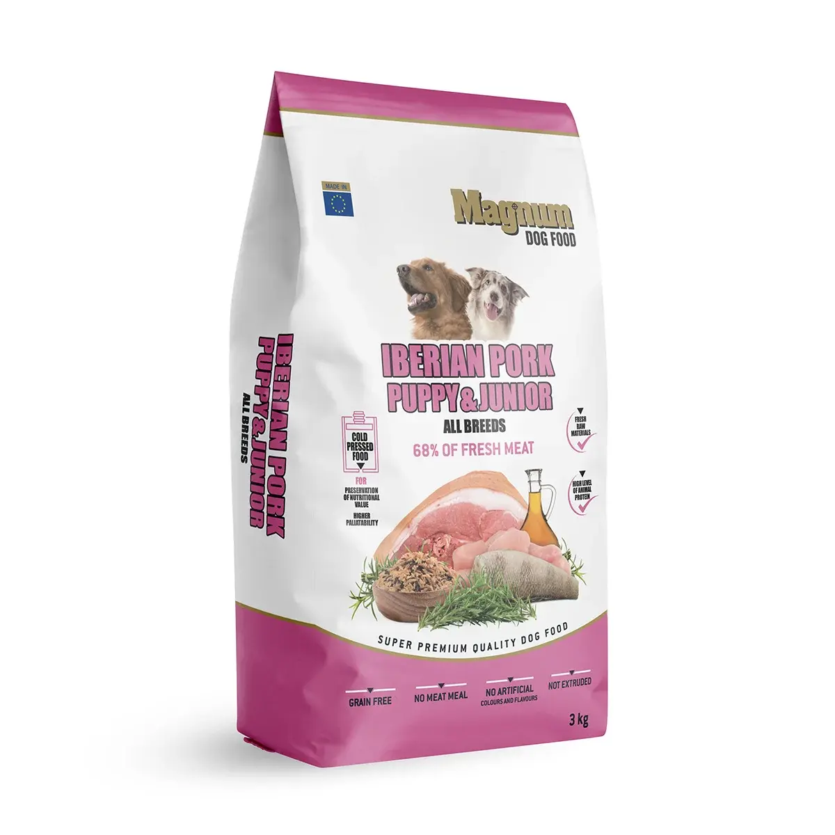 Magnum dog food Magnum Iberian Pork Puppy & Junior 3kg