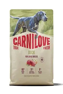 Carnilove True Fresh - granule pro psy Carnilove Dog True Fresh Dry Duck Adult LB 4kg