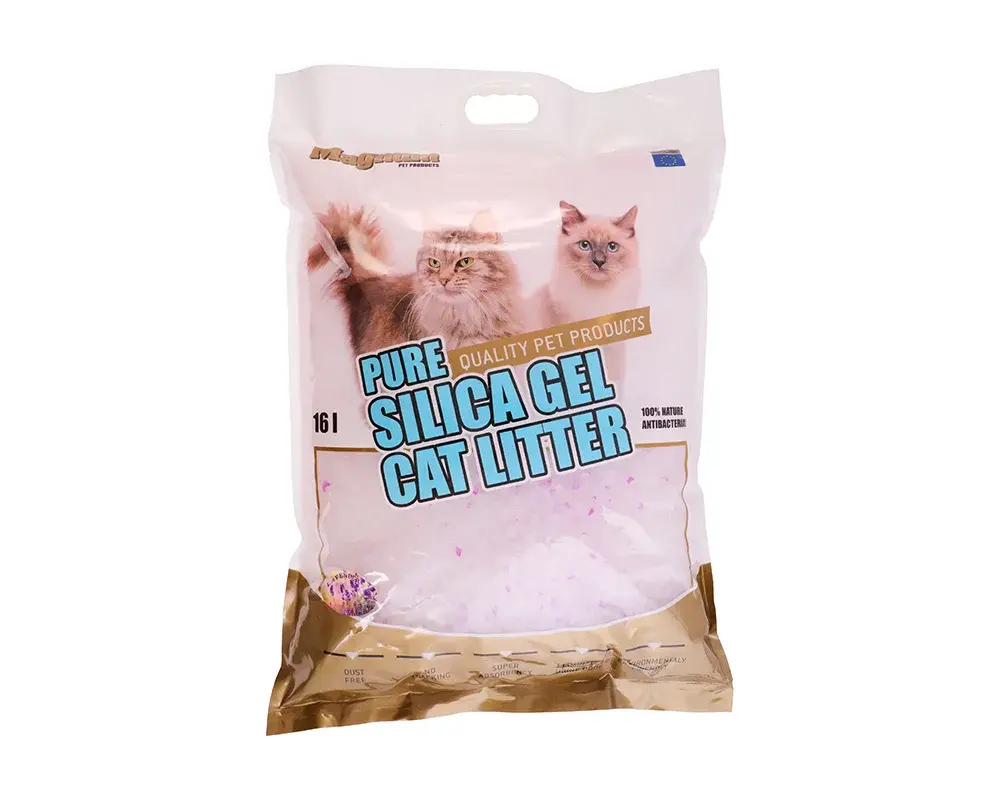 Podestýlka Magnum Silica gel cat litter Lavender 16l