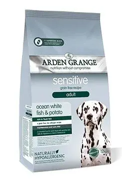 Arden Grange GF Dog Adult Sen.Oc.White Fish&Potato12kg