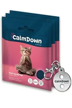 CalmDown Cat Tag Kit kovový přívěsek+3knoflíky KRUUSE