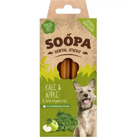Soopa Dentální tyčinky s kapustou a jablkem 100 g