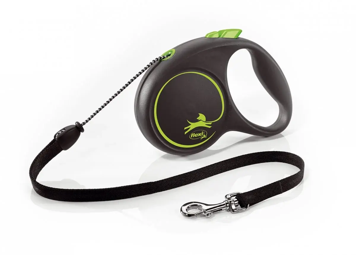 Vodítko Flexi Black Design M 5m (max 20kg) lanko zelené