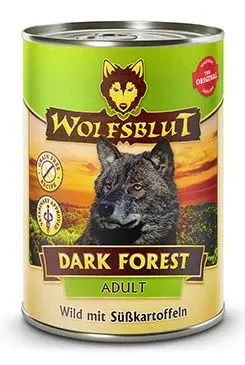 Wolfsblut konz. Dark Forest Adult 395g - zvěřina s batáty