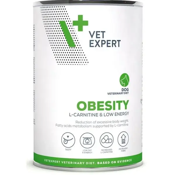 VetExpert VD 4T Obesity Dog konzerva 400g