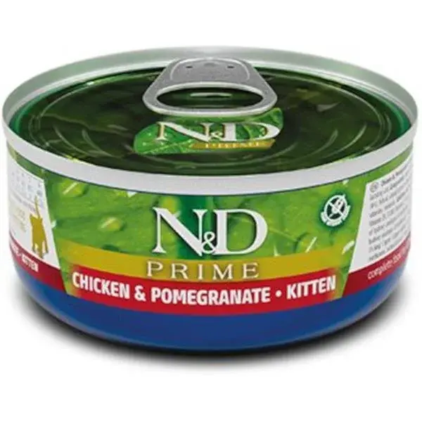N&D PRIME Cat konz. Chicken & Pomegranate Kitten 70 g
