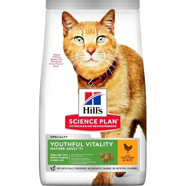 Hill's Science Plan Feline Adult 7+ Senior Vitality Chicken 1,5 kg