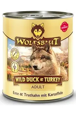 Wolfsblut konz. Wild Duck & Turkey Adult 800g - kachna a krůta