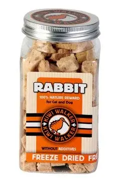 KIWI WALKER s.r.o Pochoutka mrazem sušený králík 75g KW