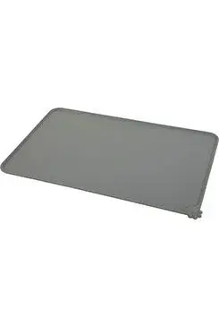Zolux S.A.S. Podložka hladká SILICONE pod misku, šedá L Zolux