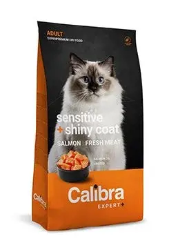 Calibra Expert+ Calibra Cat EXPERT+ Adult Sensitive & Shiny coat 1,5kg