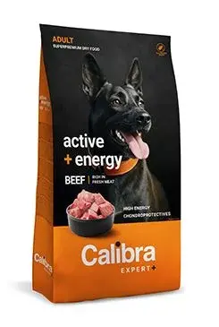 Calibra Expert+ Calibra Dog EXPERT+ Adult Active & Energy Beef 750g