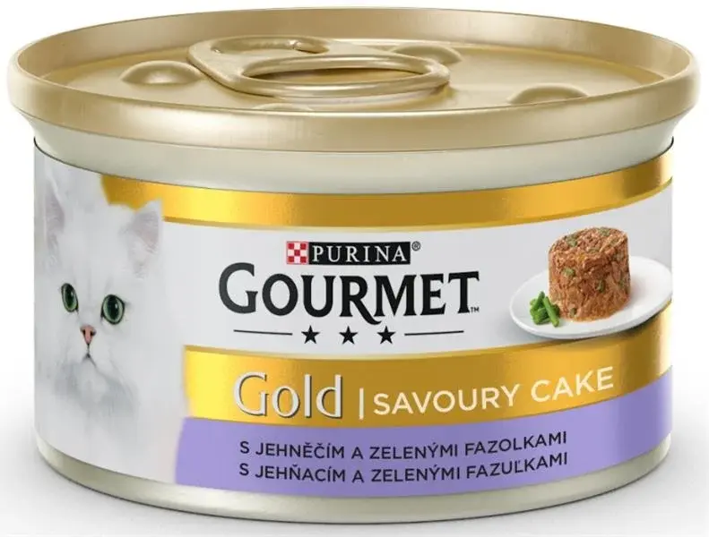 Gourmet Konzerva GOURMET Gold Sav.Cake jehněčí a faozlky 48 x 85g