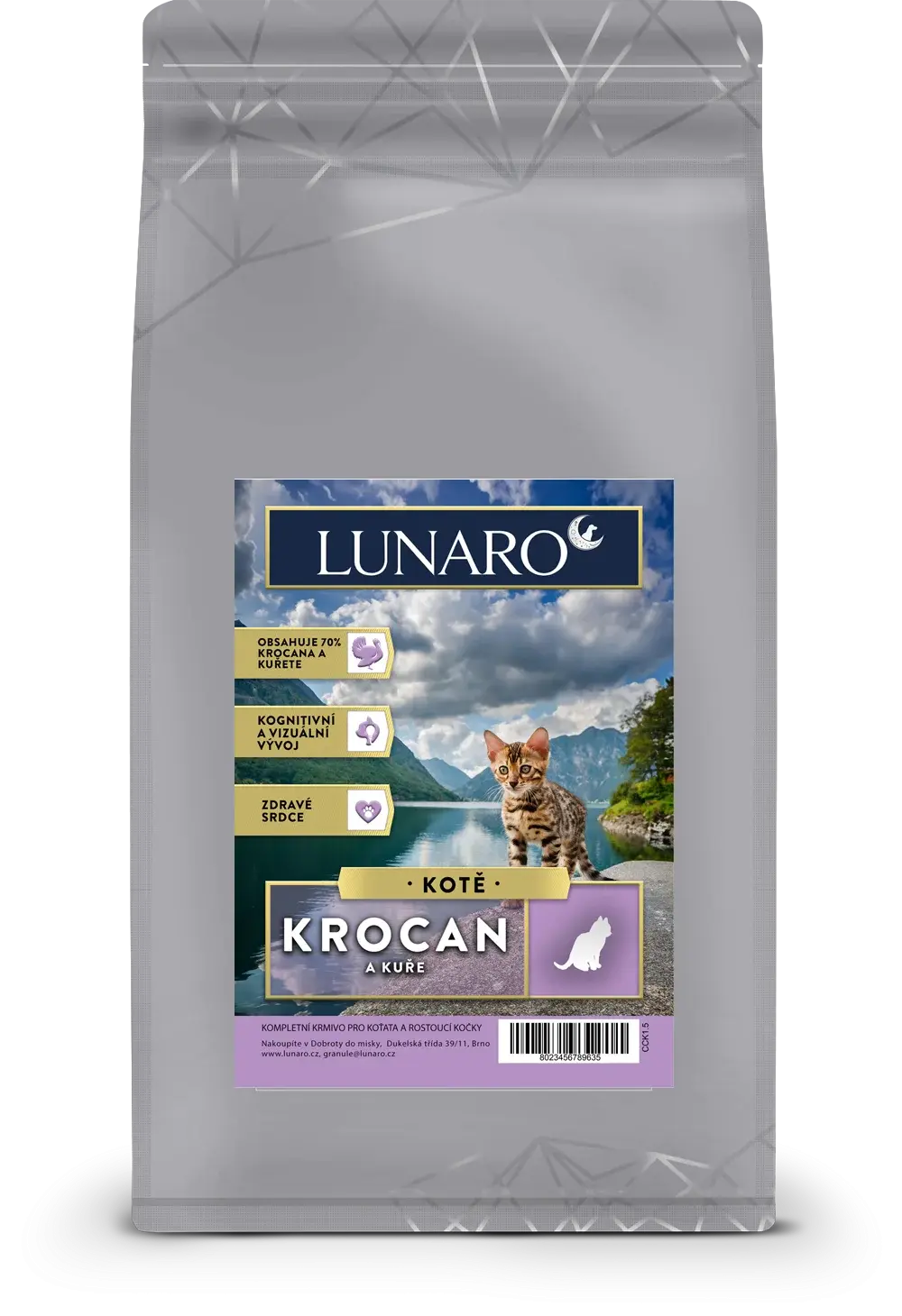 Lunaro Kitten Chickura kotě 300g - krocan a kuře
