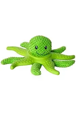 KIWI WALKER s.r.o Hračka pes OCTOPUS & STARFISH plyš,TPR zelen.27cm Kiwi