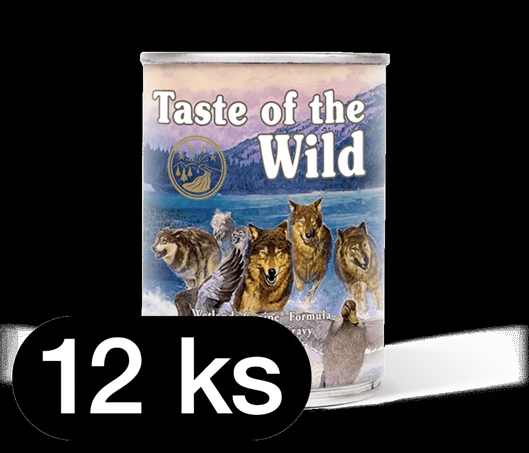 Taste of the Wild Taste of the wild Wetlands Can Dog 12x390 g