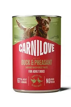 Carnilove Grain Free - konzervy pro psy Carnilove Dog Can Paté Duck&Pheasant 400g
