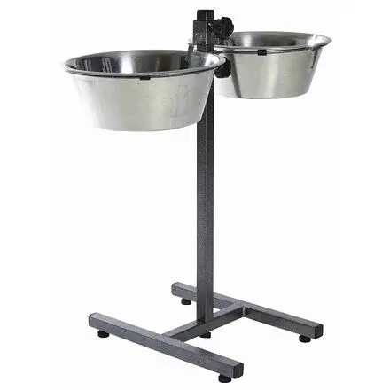 Psí bar, výška 60cm, 2x miska 4,5l/29cm