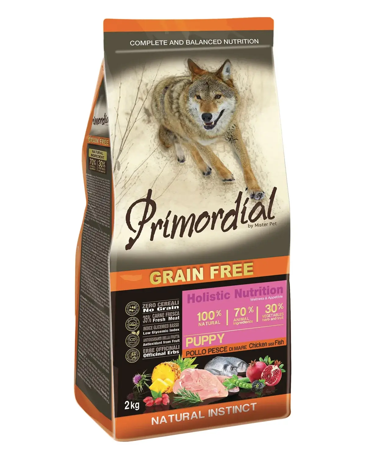 Primordial Grain Free Puppy Chicken&Seafish 2kg