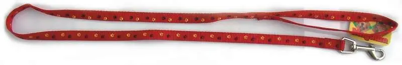 Vodítko nylon s tlapkou 10mm x 120cm