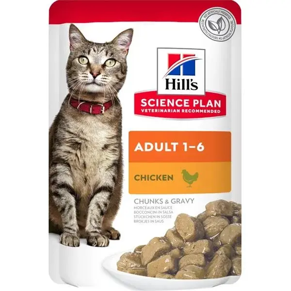 Hill´s Hill's Science Plan Feline Adult Chicken kapsička 12 x 85 g