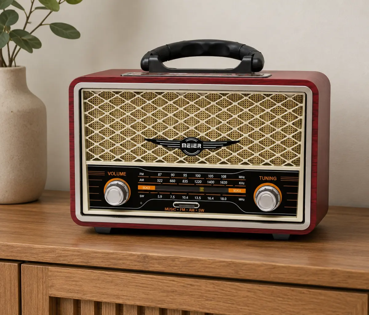 Bluetooth rádio v retro stylu - MEIER M-156BT
