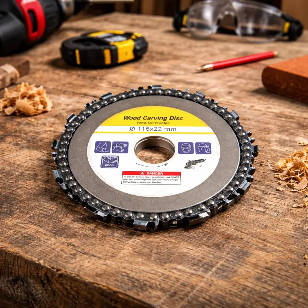 Zaparkorun Řetězový řezný kotouč na dřevo - 115 x 22 mm