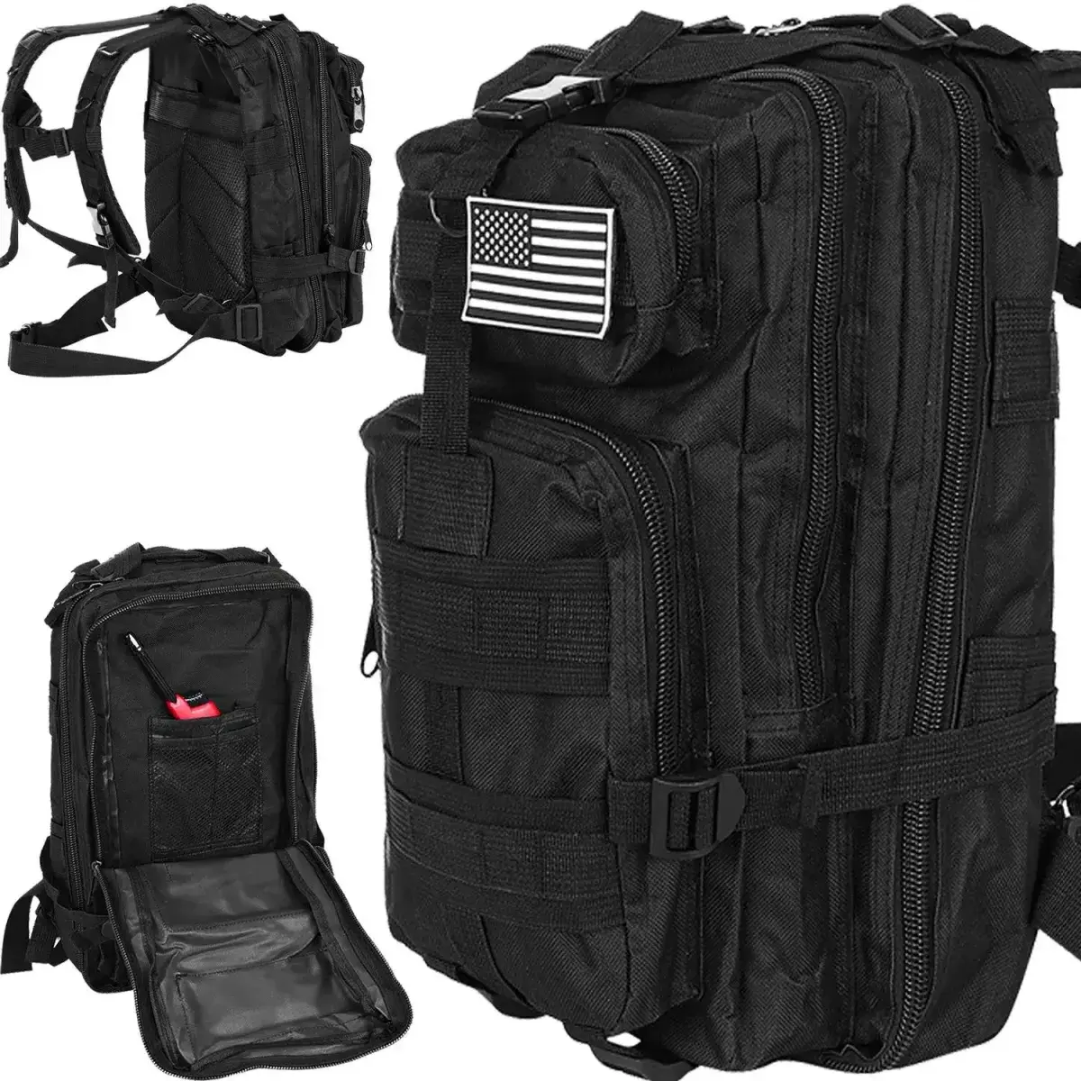 Trizand Voděodolný survival batoh - turistický - 28 L -