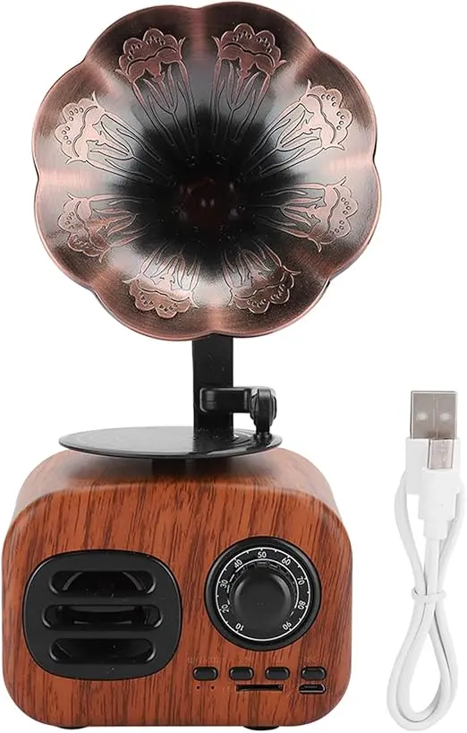 Comtrading Group Bluetooth reproduktor ve tvaru mini gramofonu - FT-05