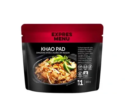 Expres Menu Khao Pad - Smažená rýže s kuřecím masem