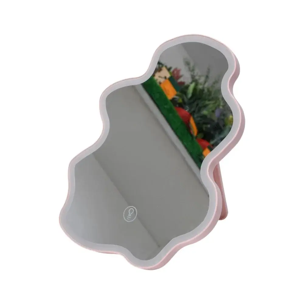 Stolní kosmetické LED zrcadlo W037 Wavy Cloud - 3 režimy svícení -