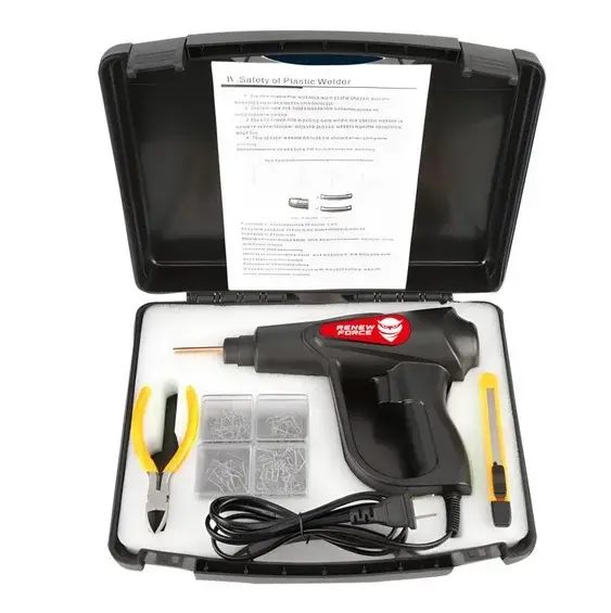 RENEW FORCE Svářečka plastů Renew Force WG-X90 70W + kompletní sada s 200 sponkami a příslušenstvím