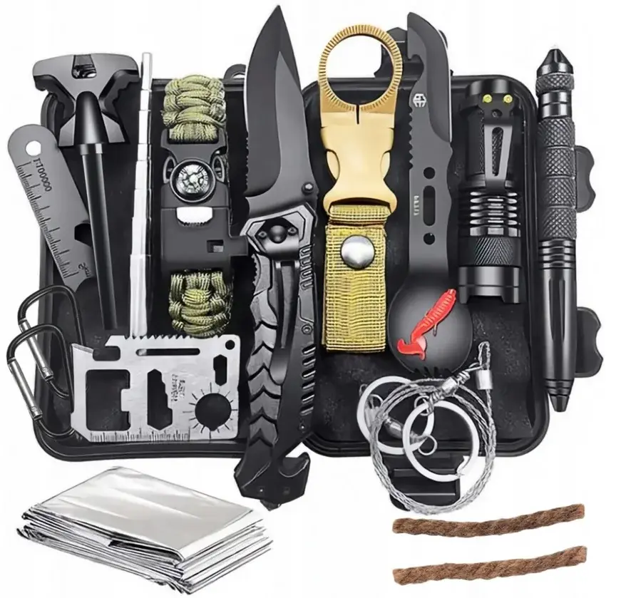 RENEW FORCE Krabička poslední záchrany SRV-62-NEW - KPZ - Survival Set 19 v 1