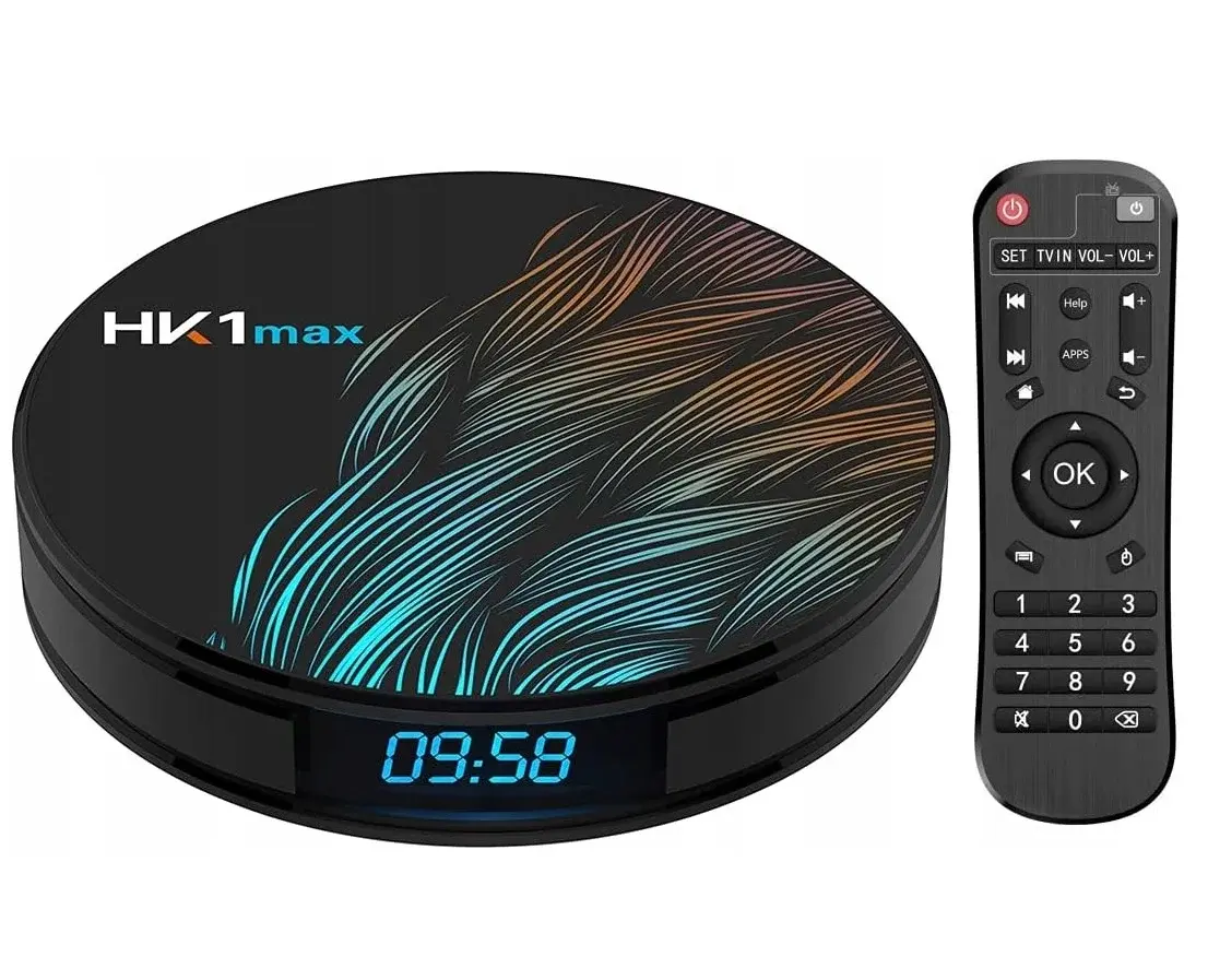 TT Android TV Box HK1 MAX - Android 9 - 4 GB RAM - 64 GB úložiště