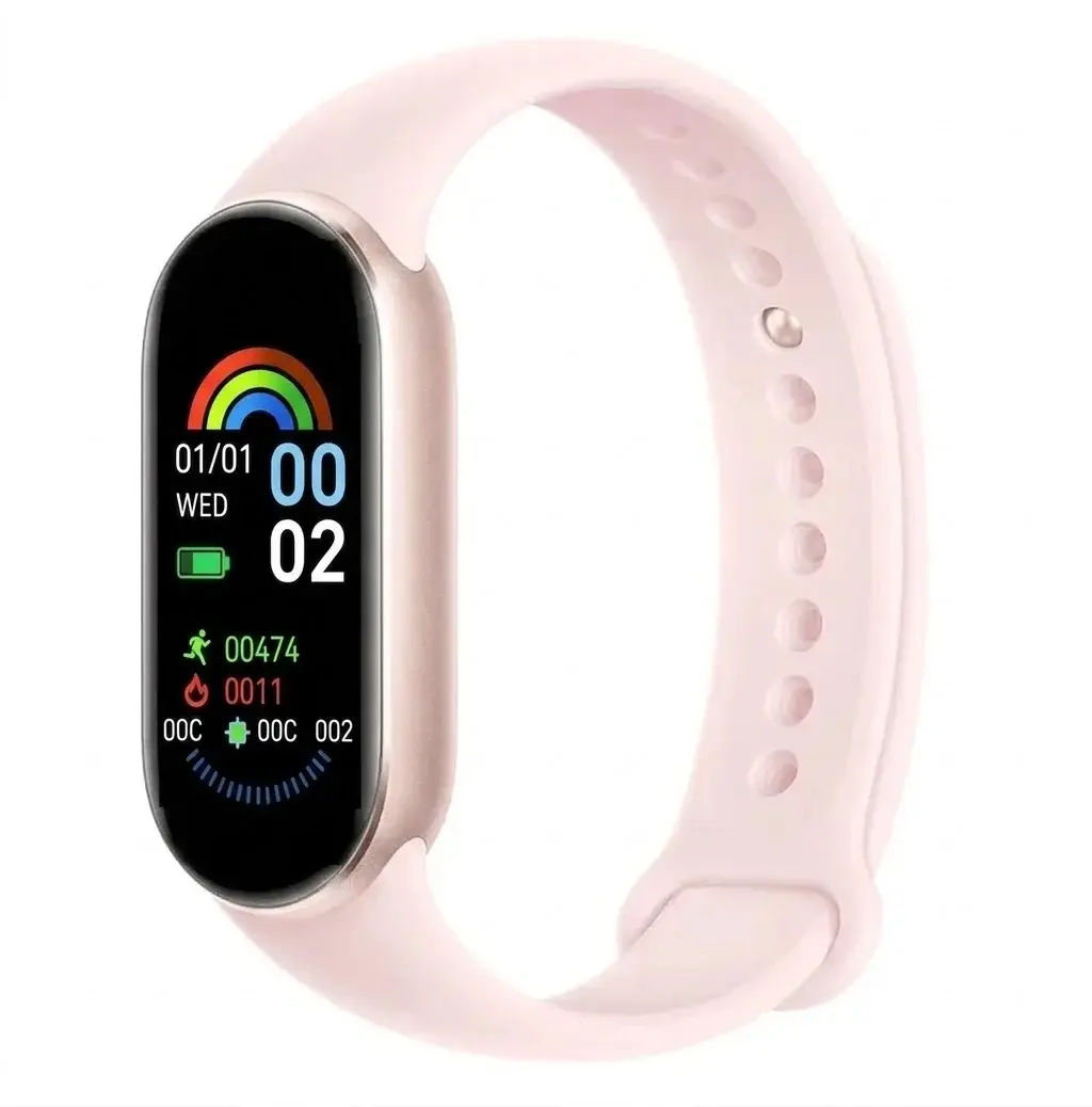 Chytrý náramek Smart Band 9 - růžový