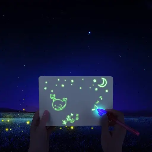 Zaparkorun Kreslící tabulka A4 - s LED perem, střední