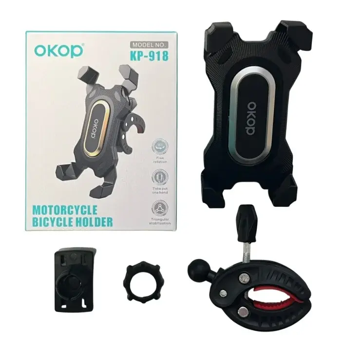 Univerzální držák na telefon na kolo nebo motorku - OKOP KP-919