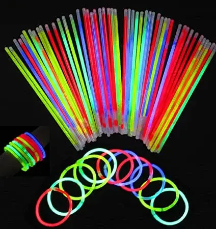 Zaparkorun Svítící tyčinky Lightstick - 100 ks