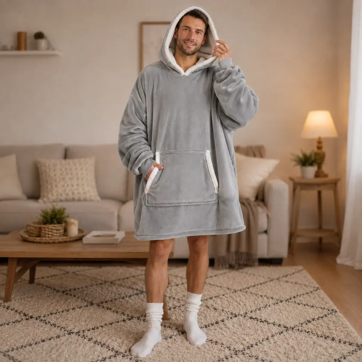 Televizní mikina s kapucí Ruhhy XXL